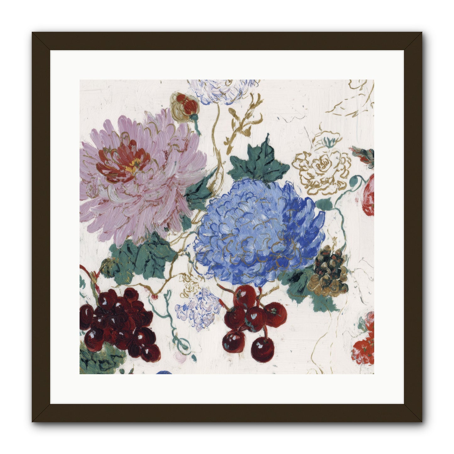 Seedling Soliloquy -- Framed Print - Black 20x20