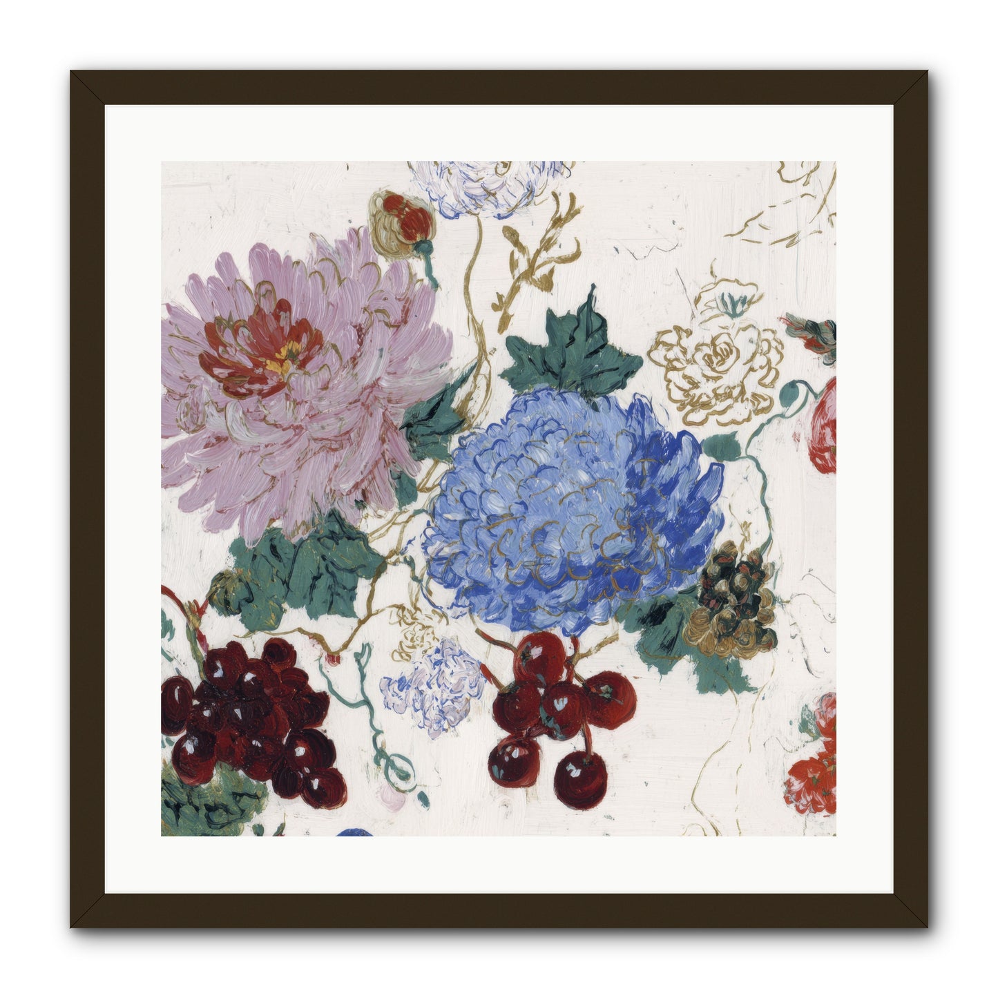 Seedling Soliloquy -- Framed Print - Black 24x24