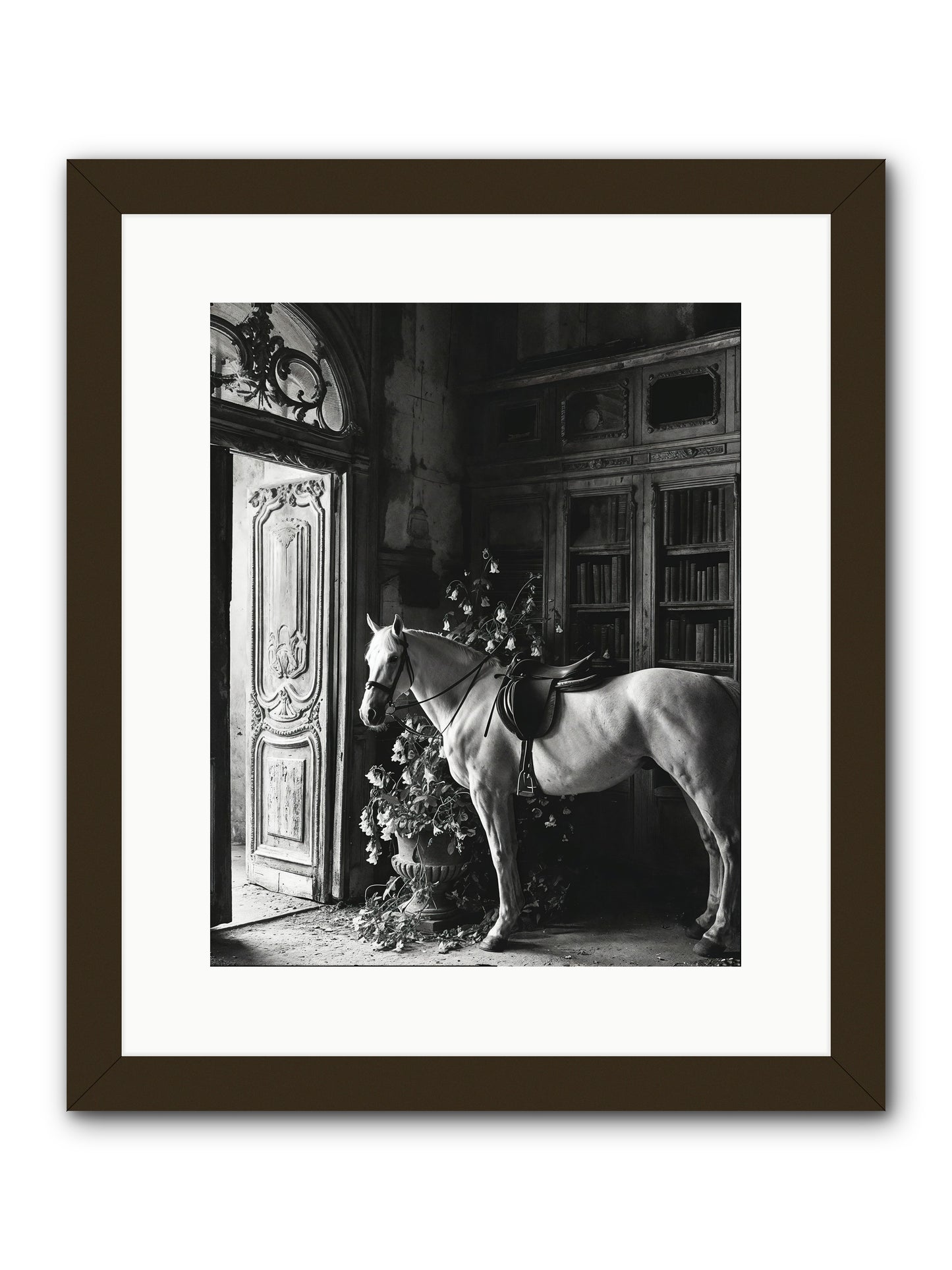 Seldomly Silent -- Framed Print - Black 12x15