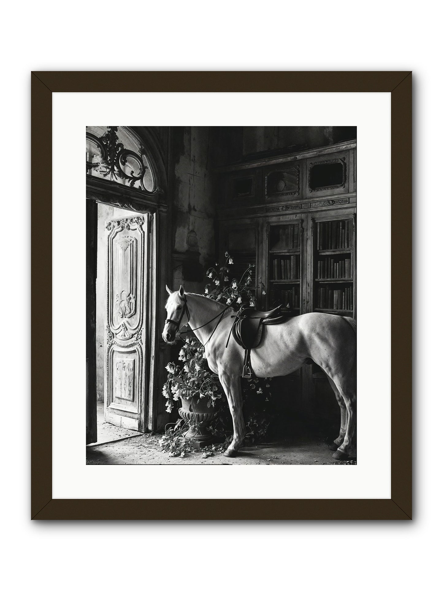 Seldomly Silent -- Framed Print - Black 16x20