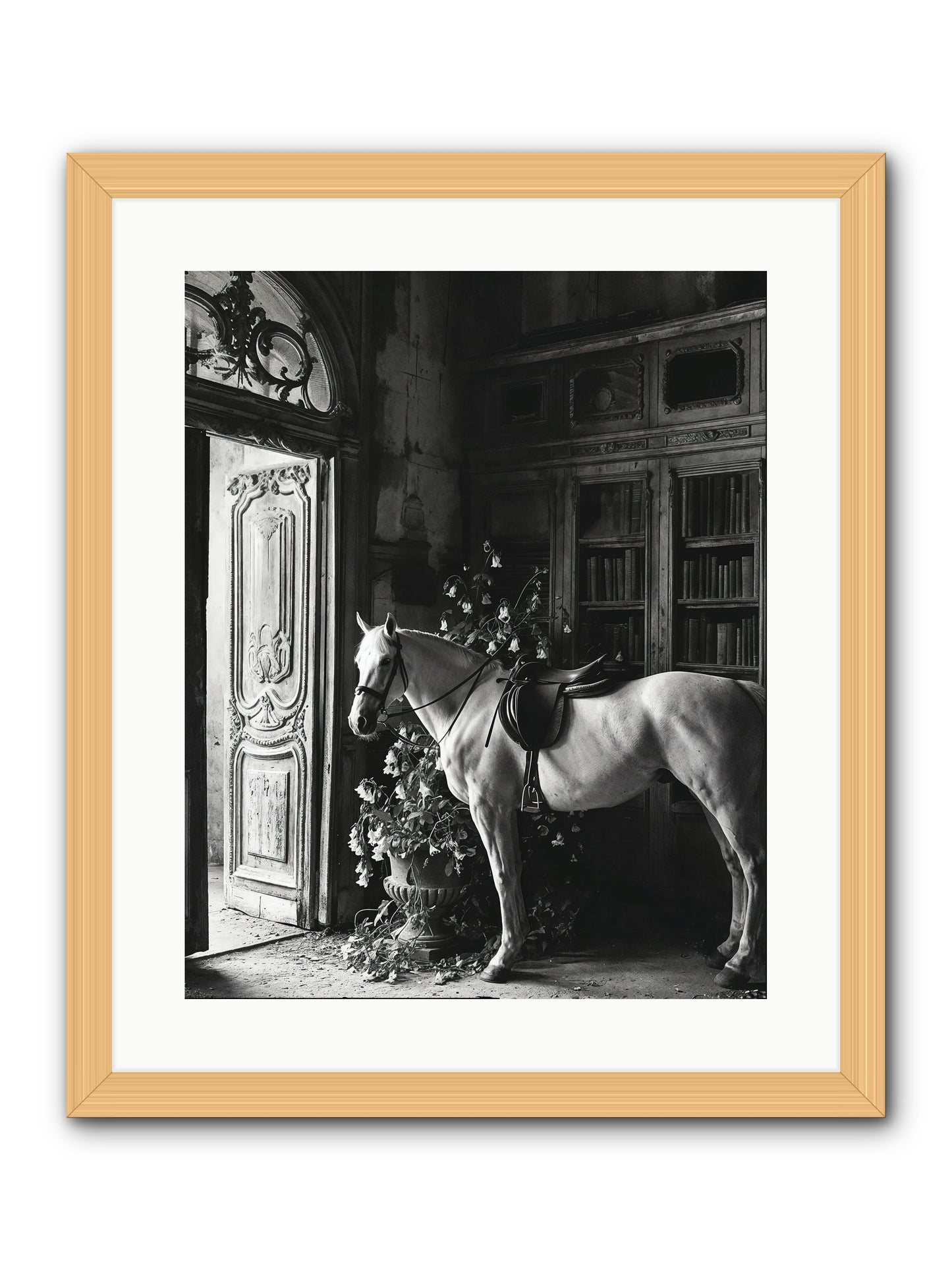 Seldomly Silent -- Framed Print - Natural 16x20
