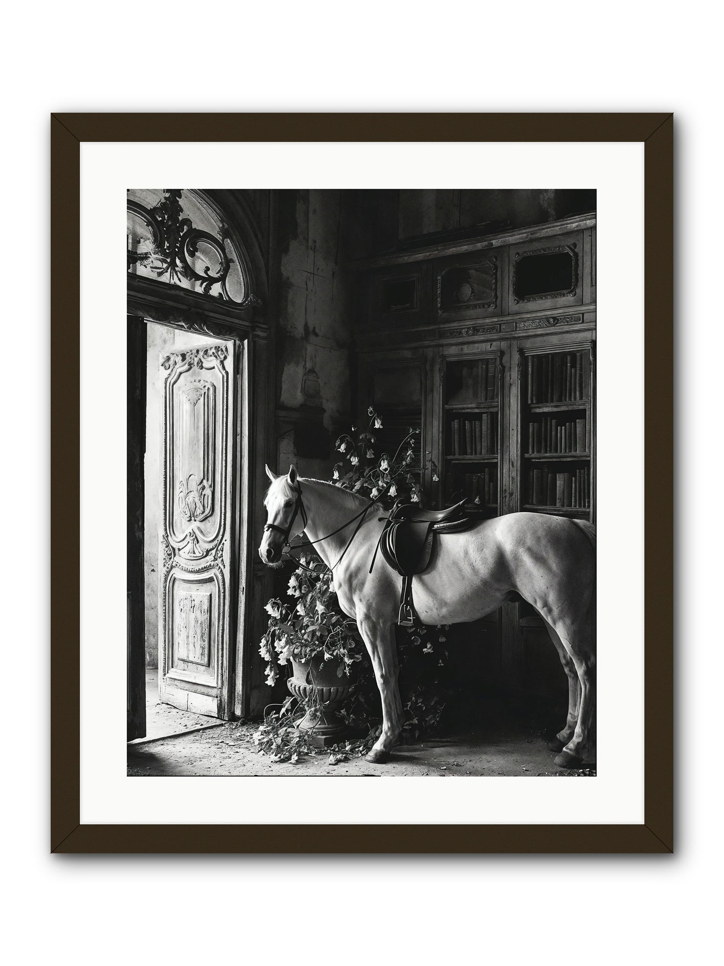 Seldomly Silent -- Framed Print - Black 20x25