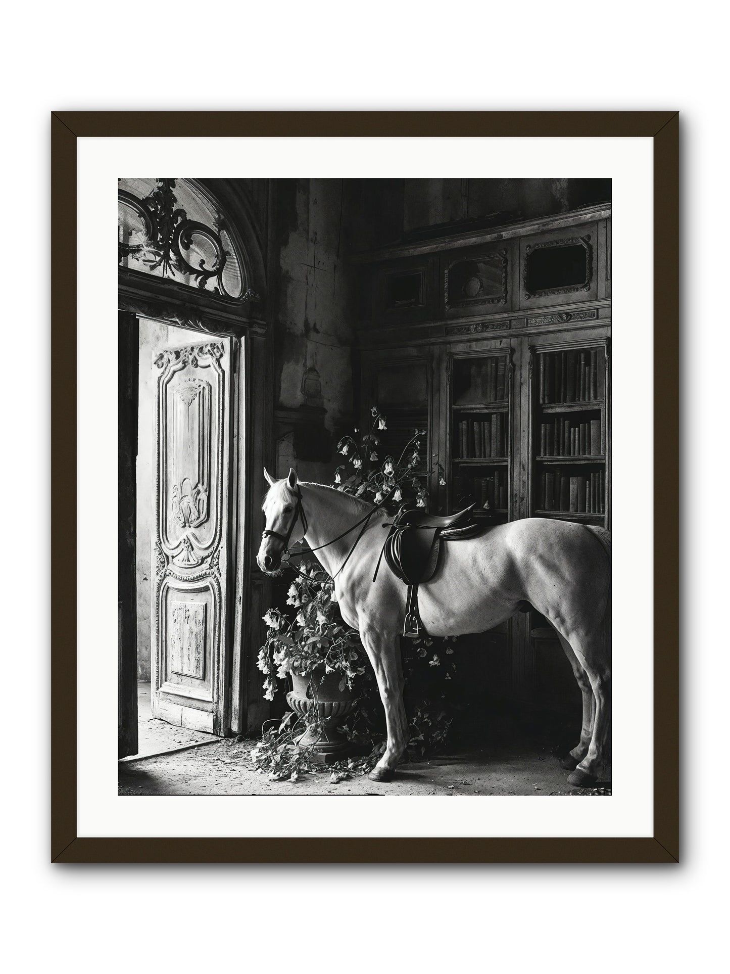 Seldomly Silent -- Framed Print - Black 24x30