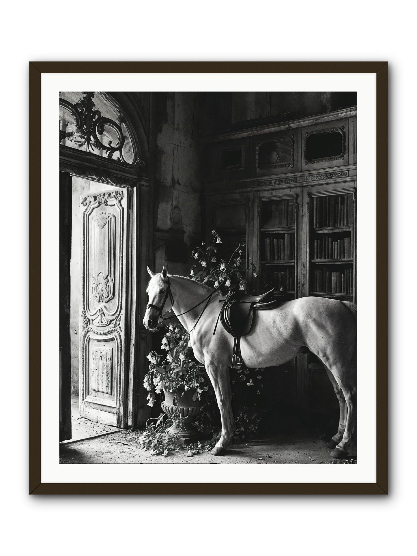 Seldomly Silent -- Framed Print - Black 32x40