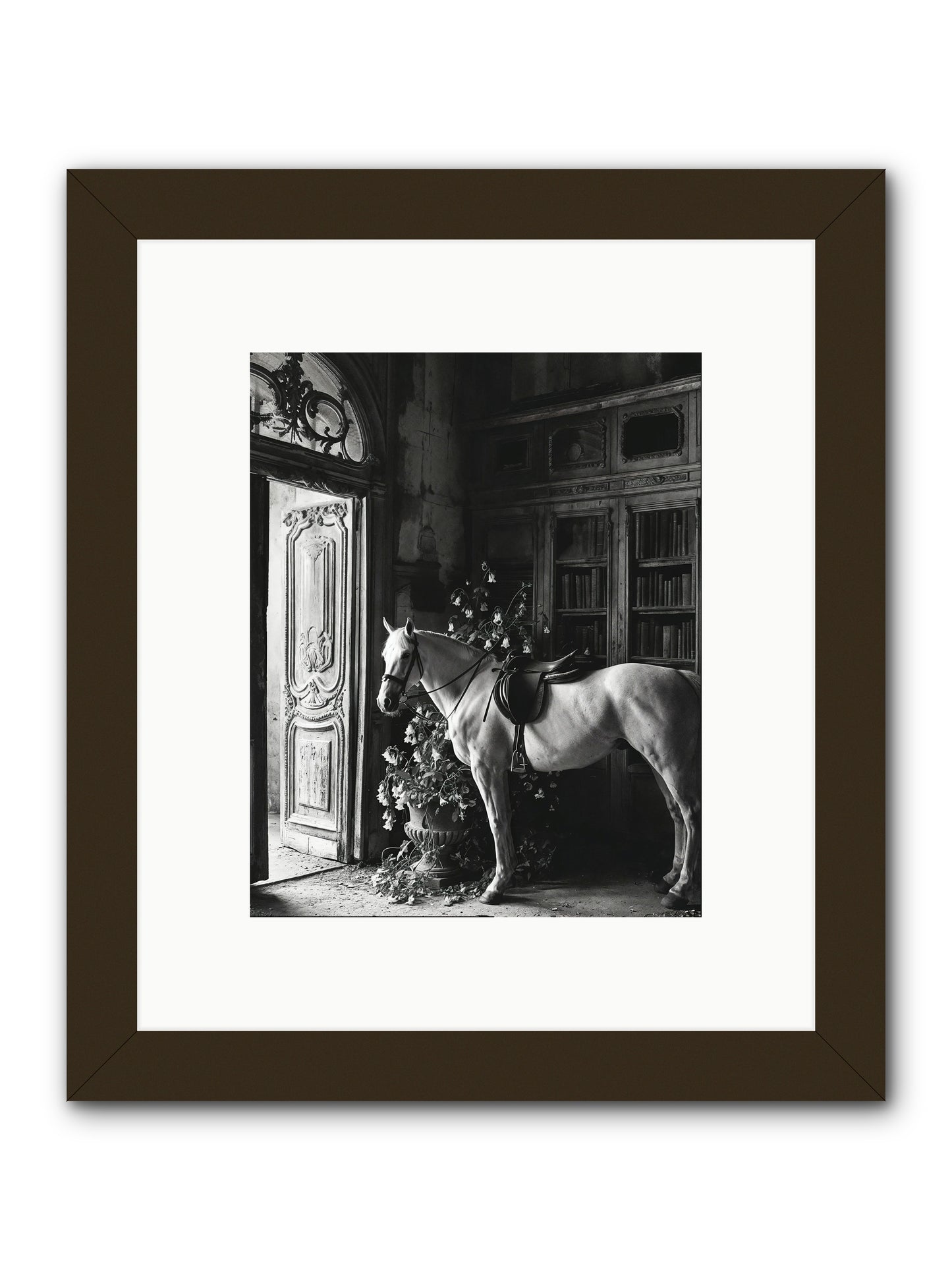 Seldomly Silent -- Framed Print - Black 8x10