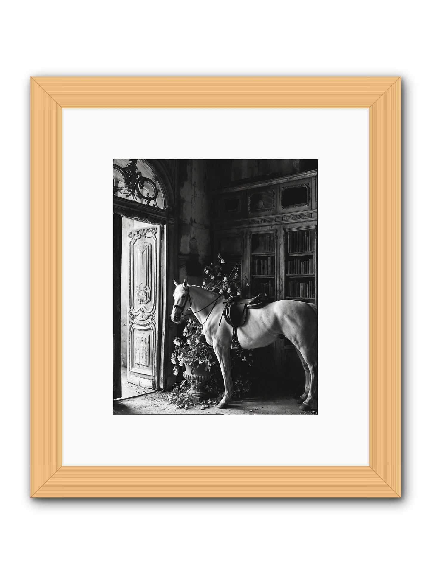 Seldomly Silent -- Framed Print - Natural 8x10
