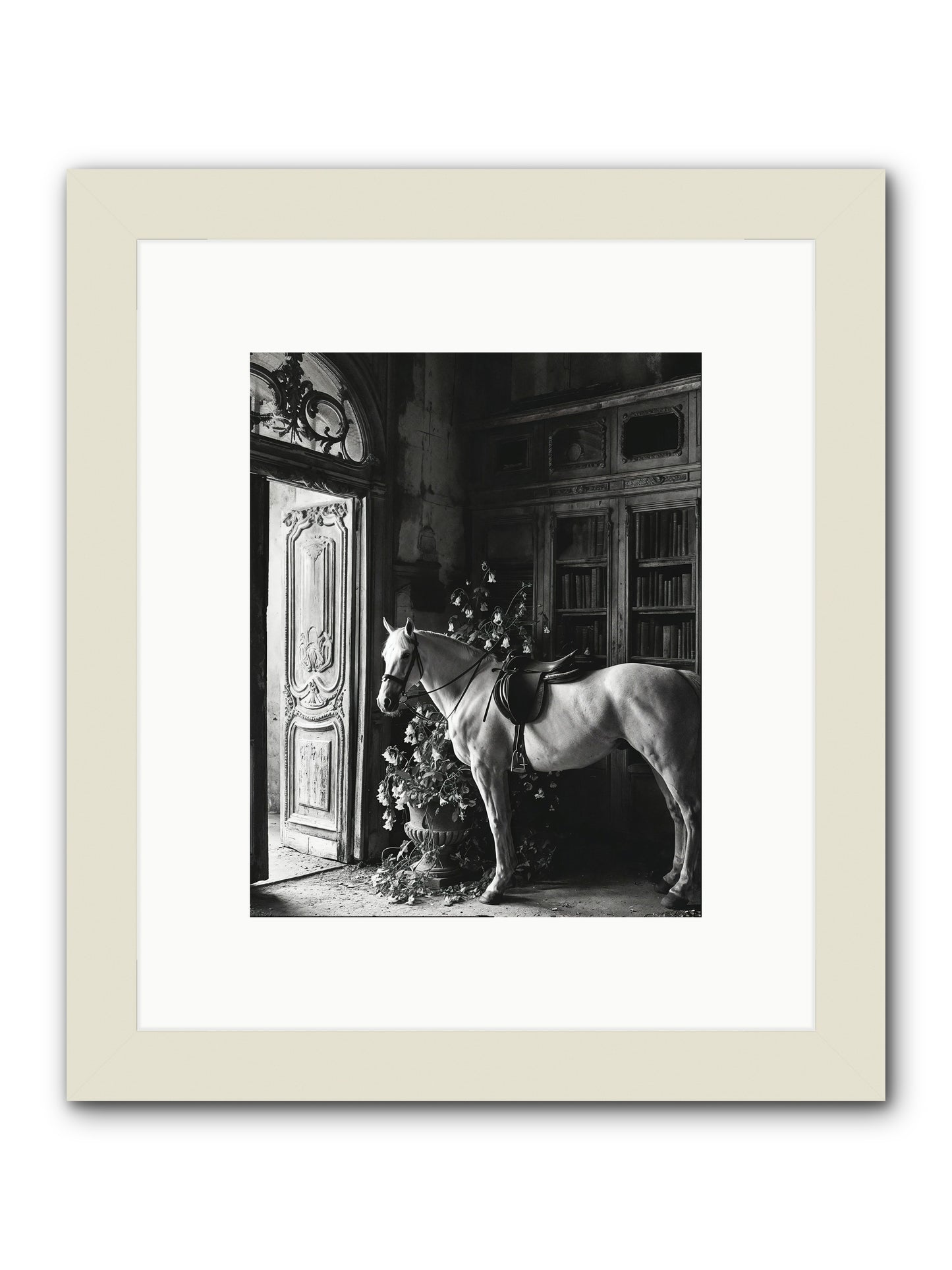 Seldomly Silent -- Framed Print - White 8x10