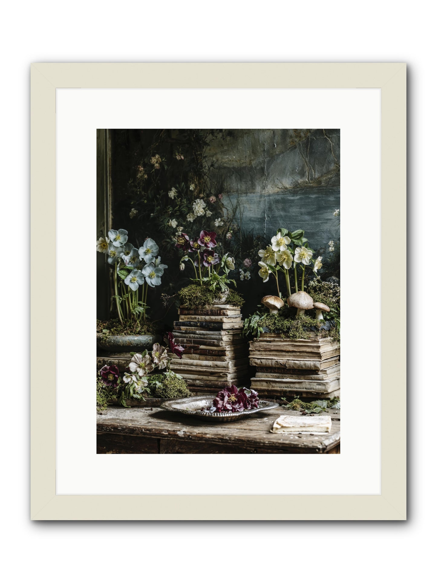 Seraphina -- Framed Print - White 12x16