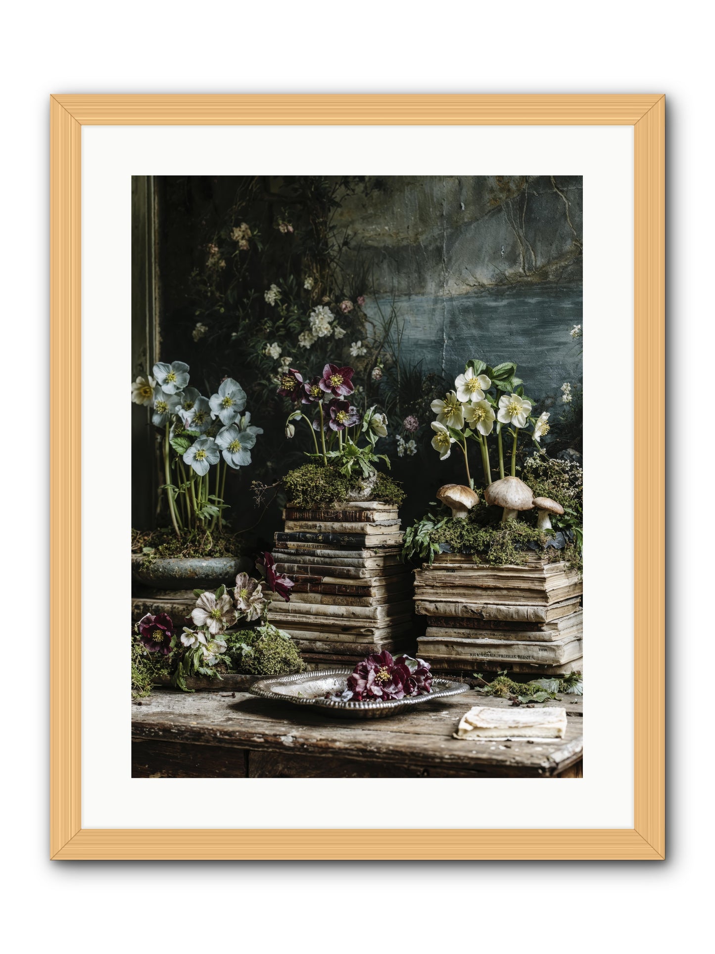 Seraphina -- Framed Print - Natural 18x24