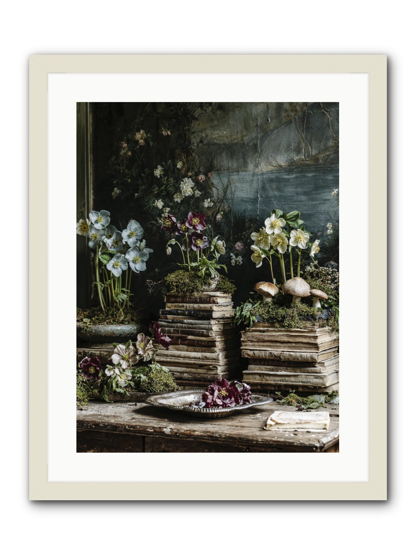 Seraphina -- Framed Print - White 18x24