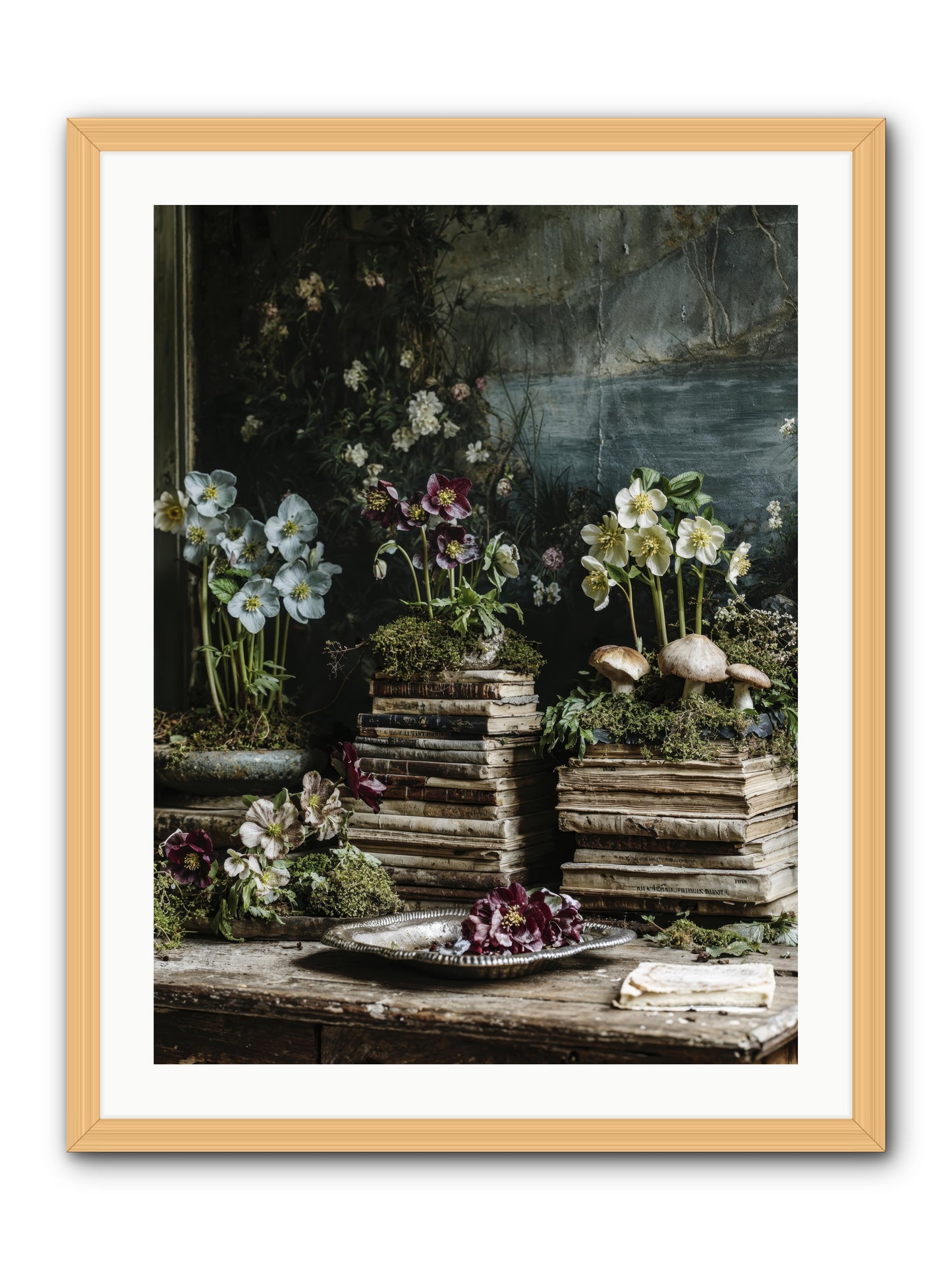 Seraphina -- Framed Print - Natural 24x32