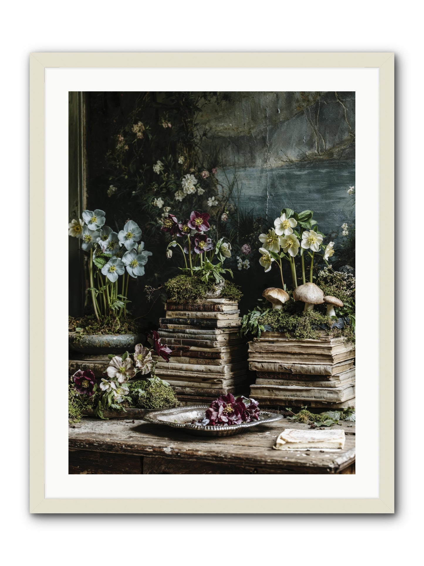 Seraphina -- Framed Print - White 24x32