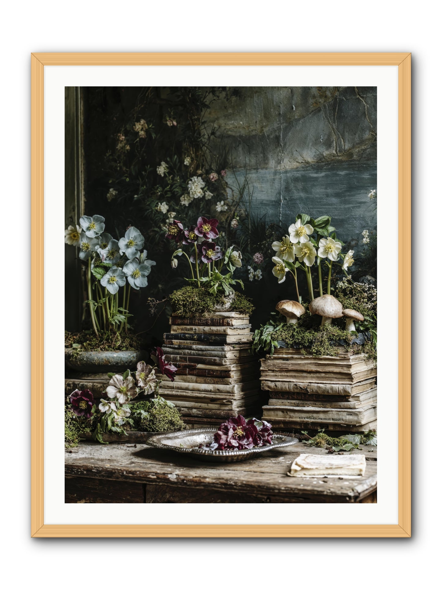 Seraphina -- Framed Print - Natural 30x40
