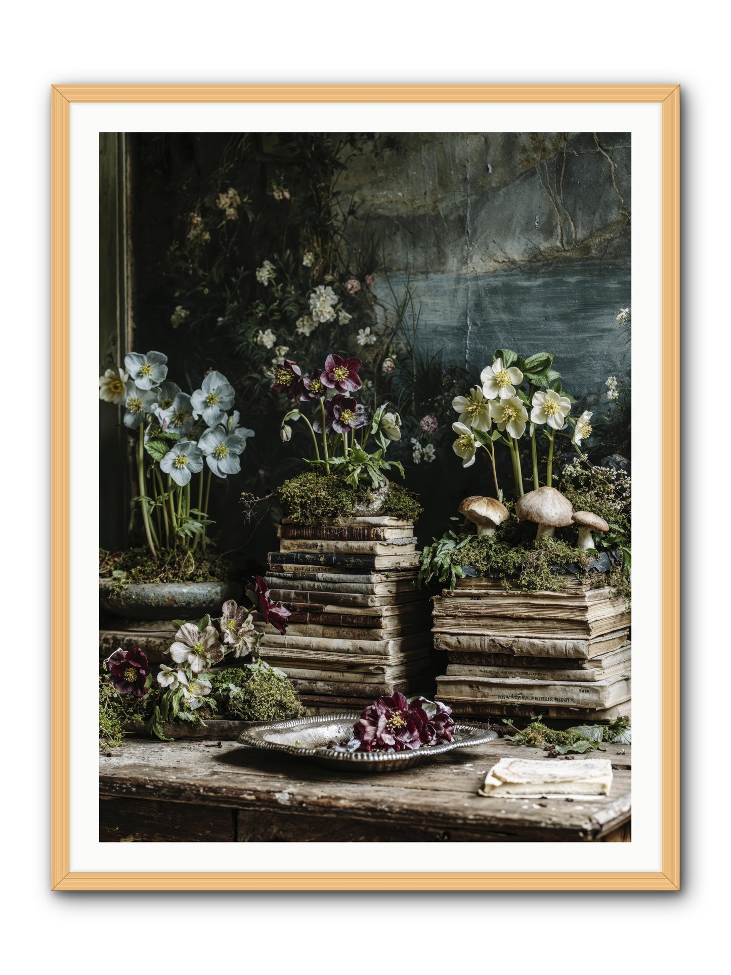 Seraphina -- Framed Print - Natural 36x48