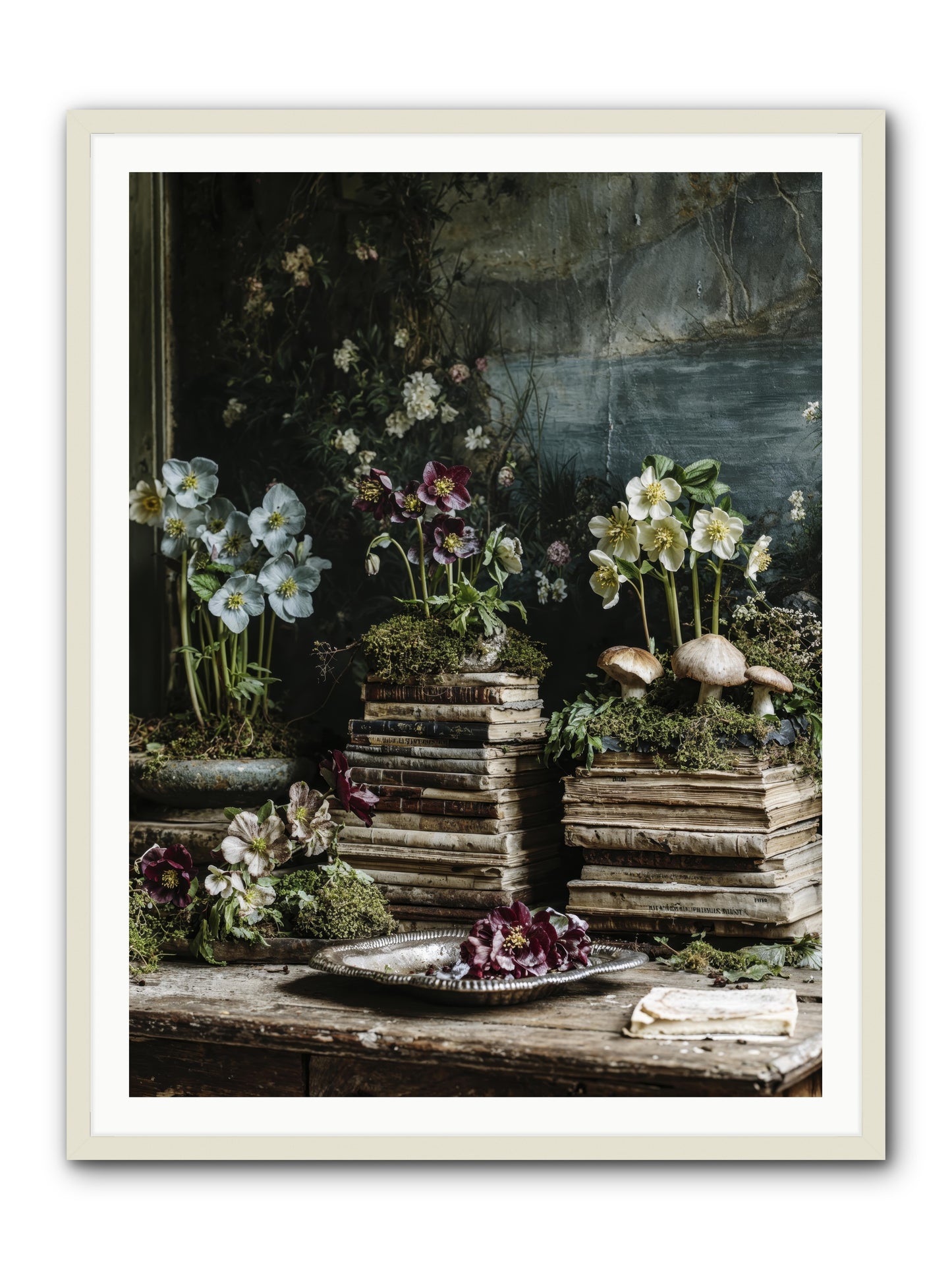 Seraphina -- Framed Print - White 36x48
