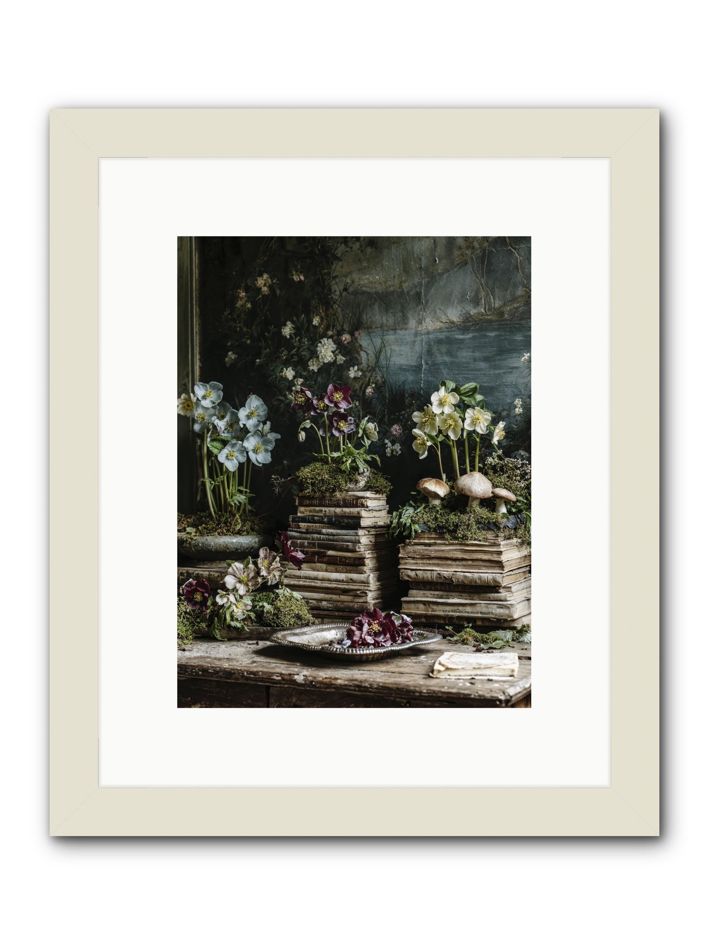 Seraphina -- Framed Print - White 9x12