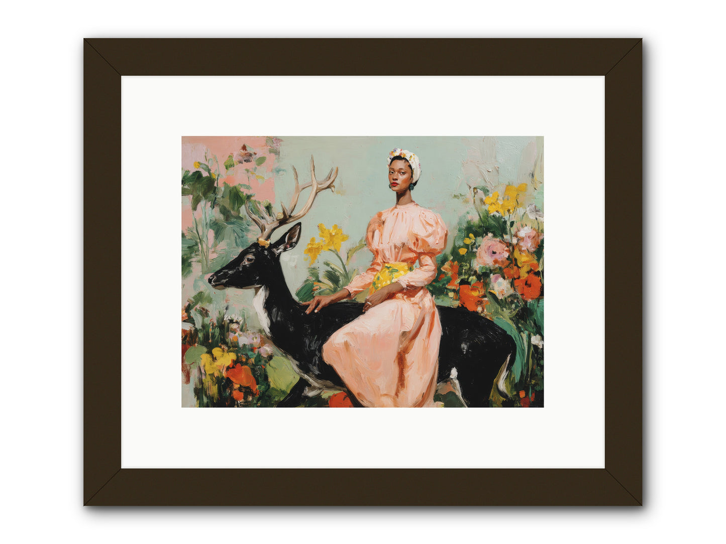 Seraphina’s Archive-REZ -- Framed Print - Black 12x9
