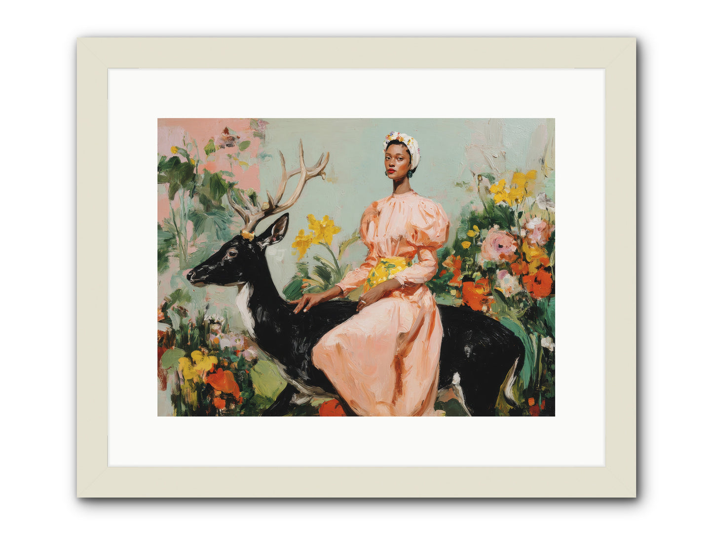 Seraphina’s Archive-REZ -- Framed Print - White 16x12