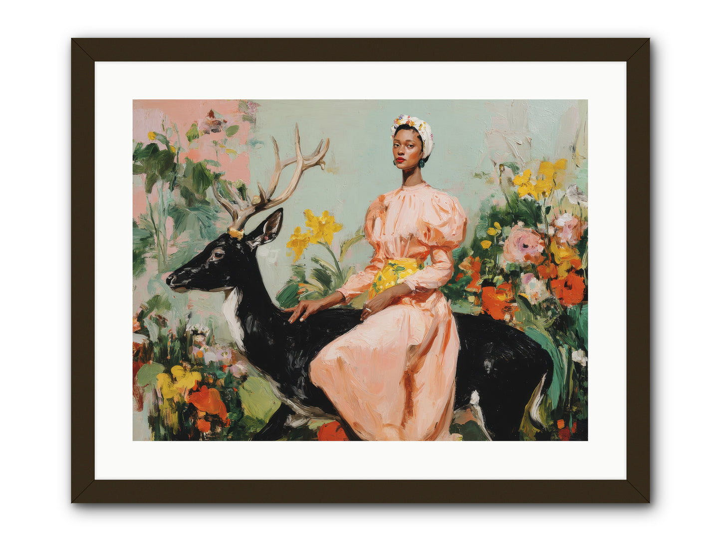 Seraphina’s Archive-REZ -- Framed Print - Black 24x18