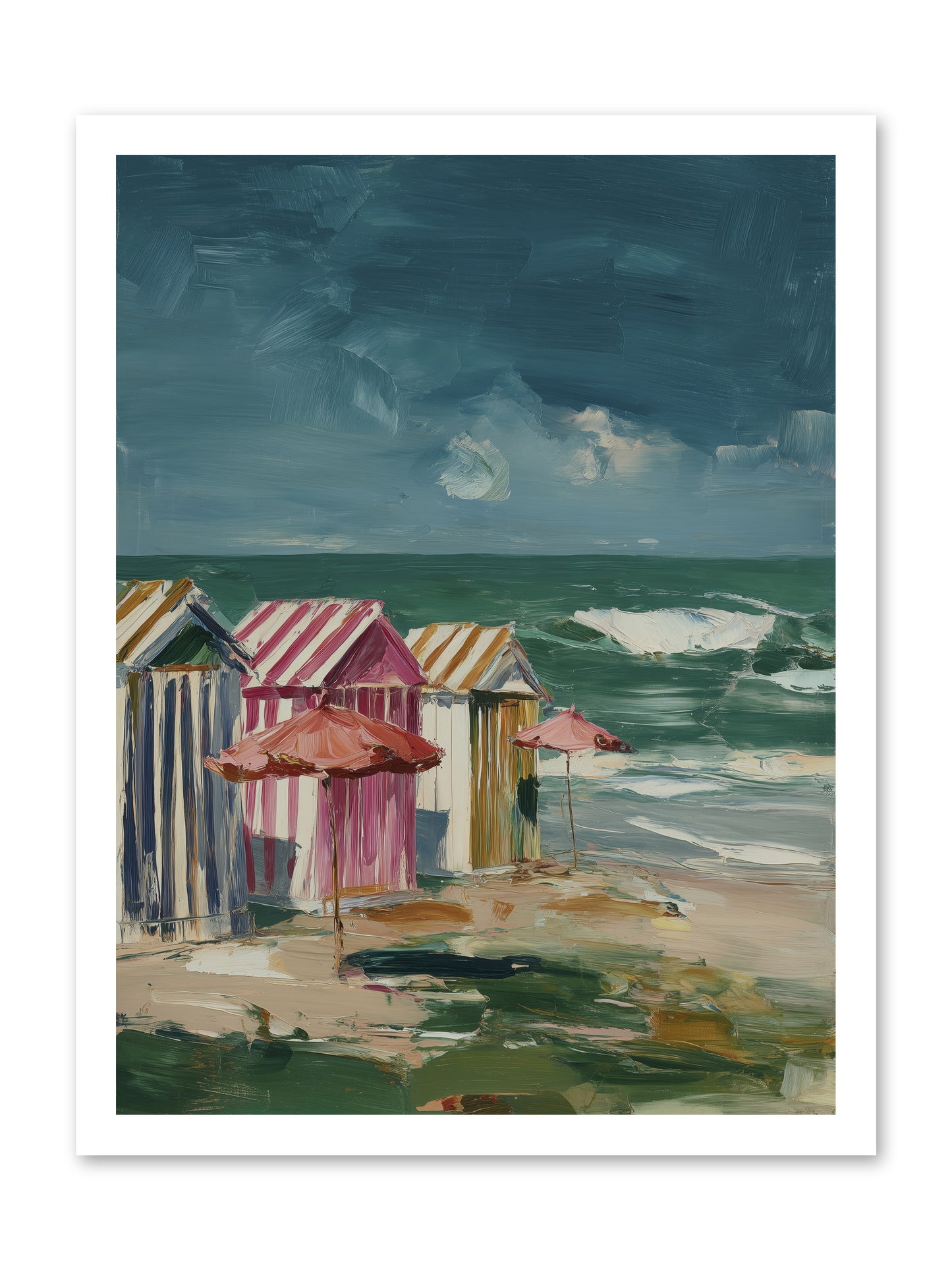 Serenaded by Waves -- Paper Print 18x24