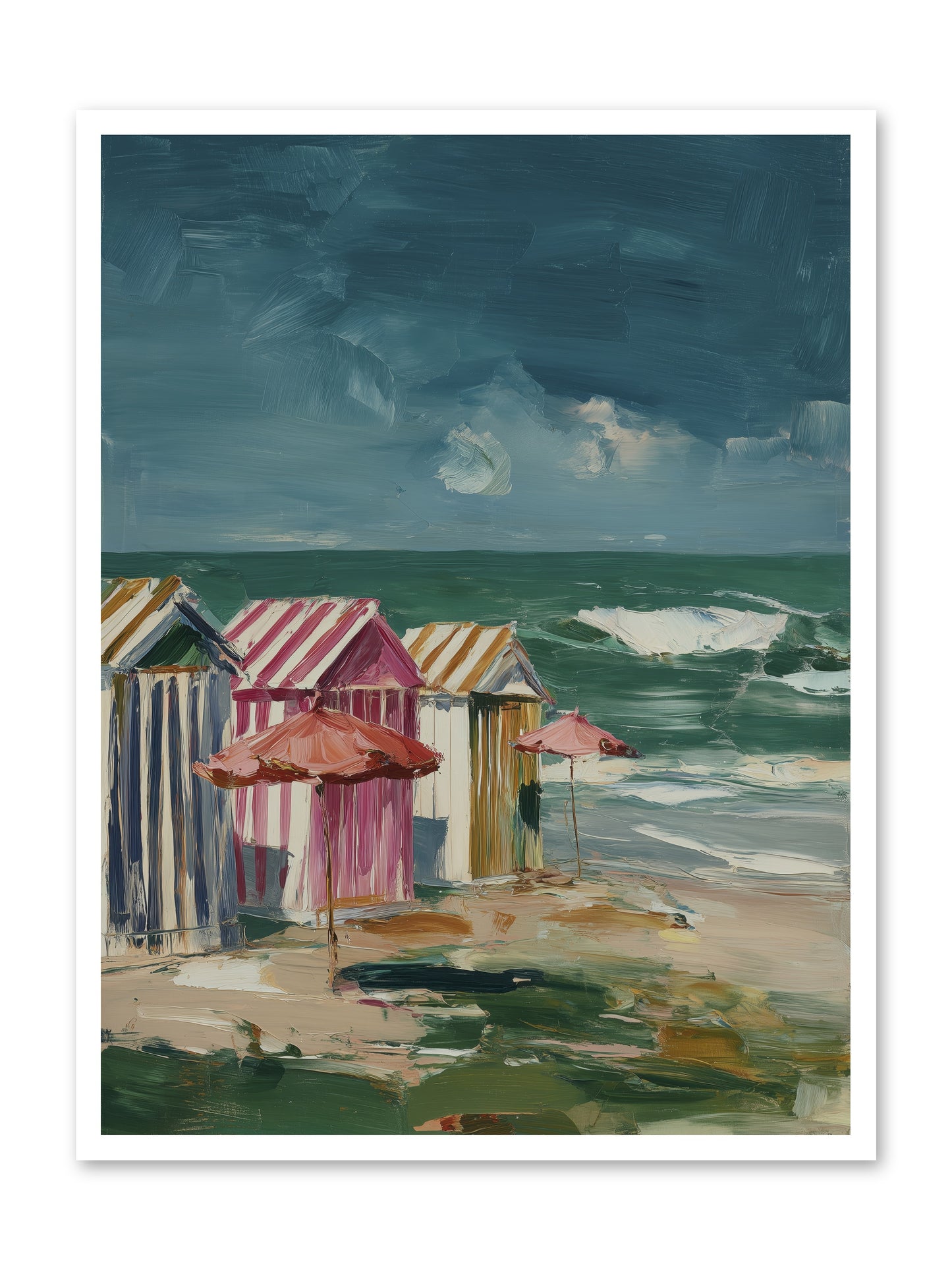 Serenaded by Waves -- Loose Canvas Print 30x40