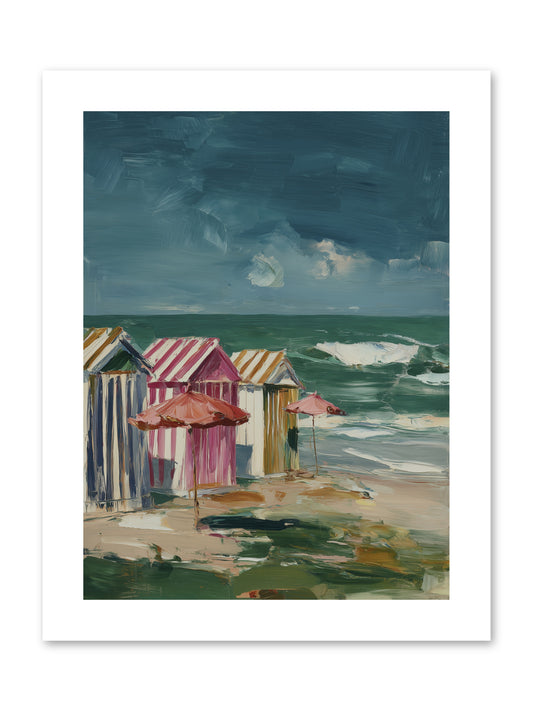 Serenaded by Waves -- Paper Print 9x12