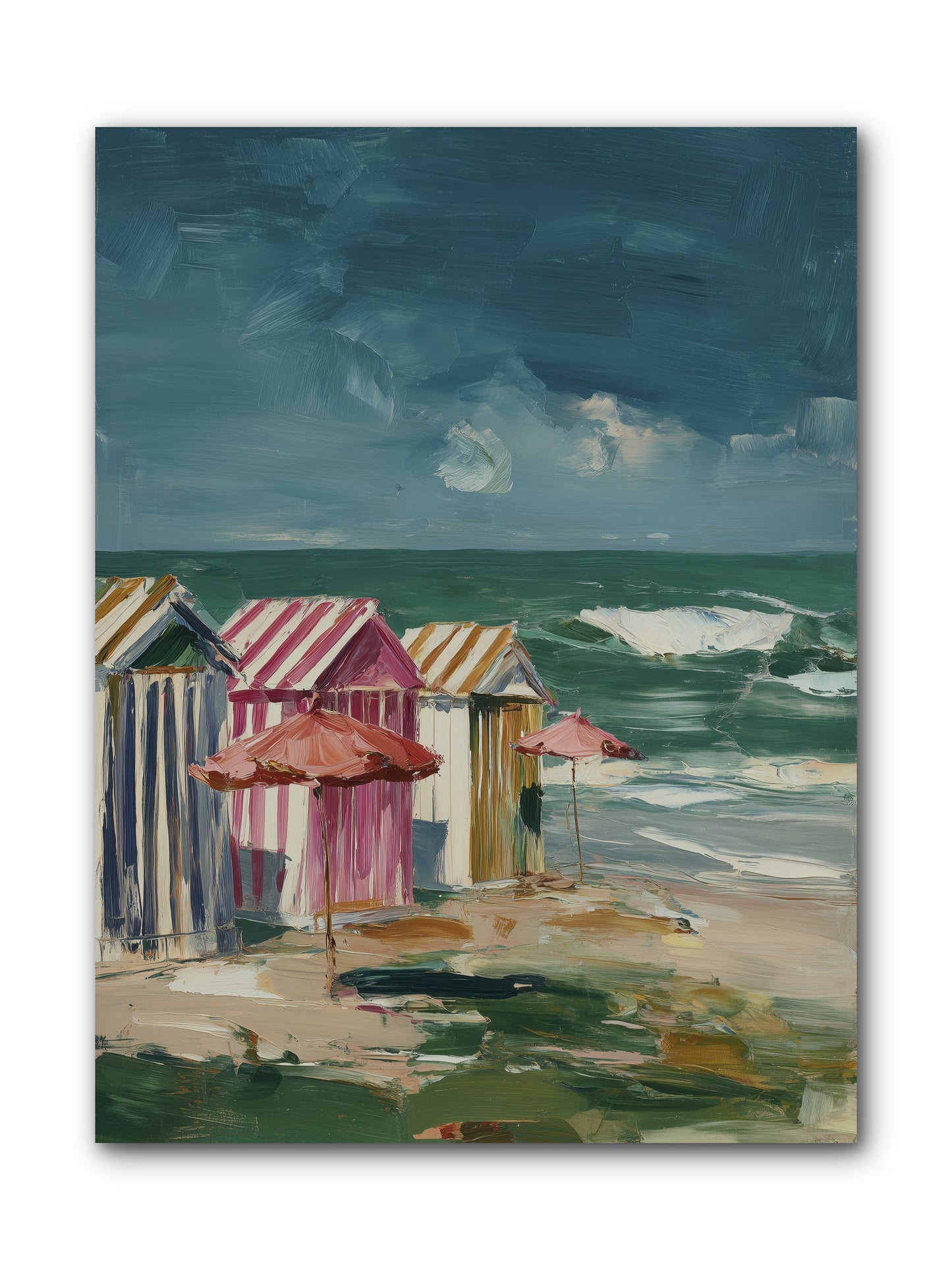 Serenaded by Waves -- Wrapped Canvas 9x12