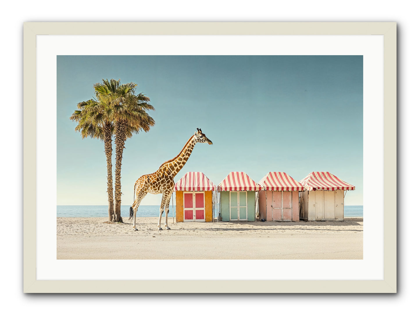 Serendipitous Travels -- Framed Print - White 30x20