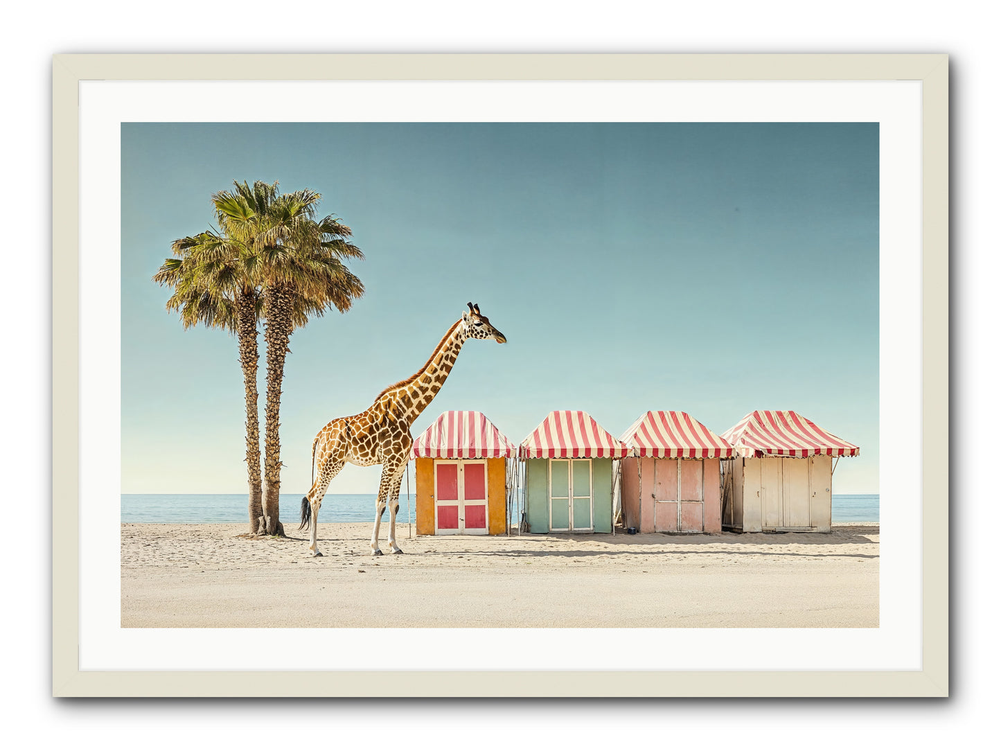 Serendipitous Travels -- Framed Print - White 36x24