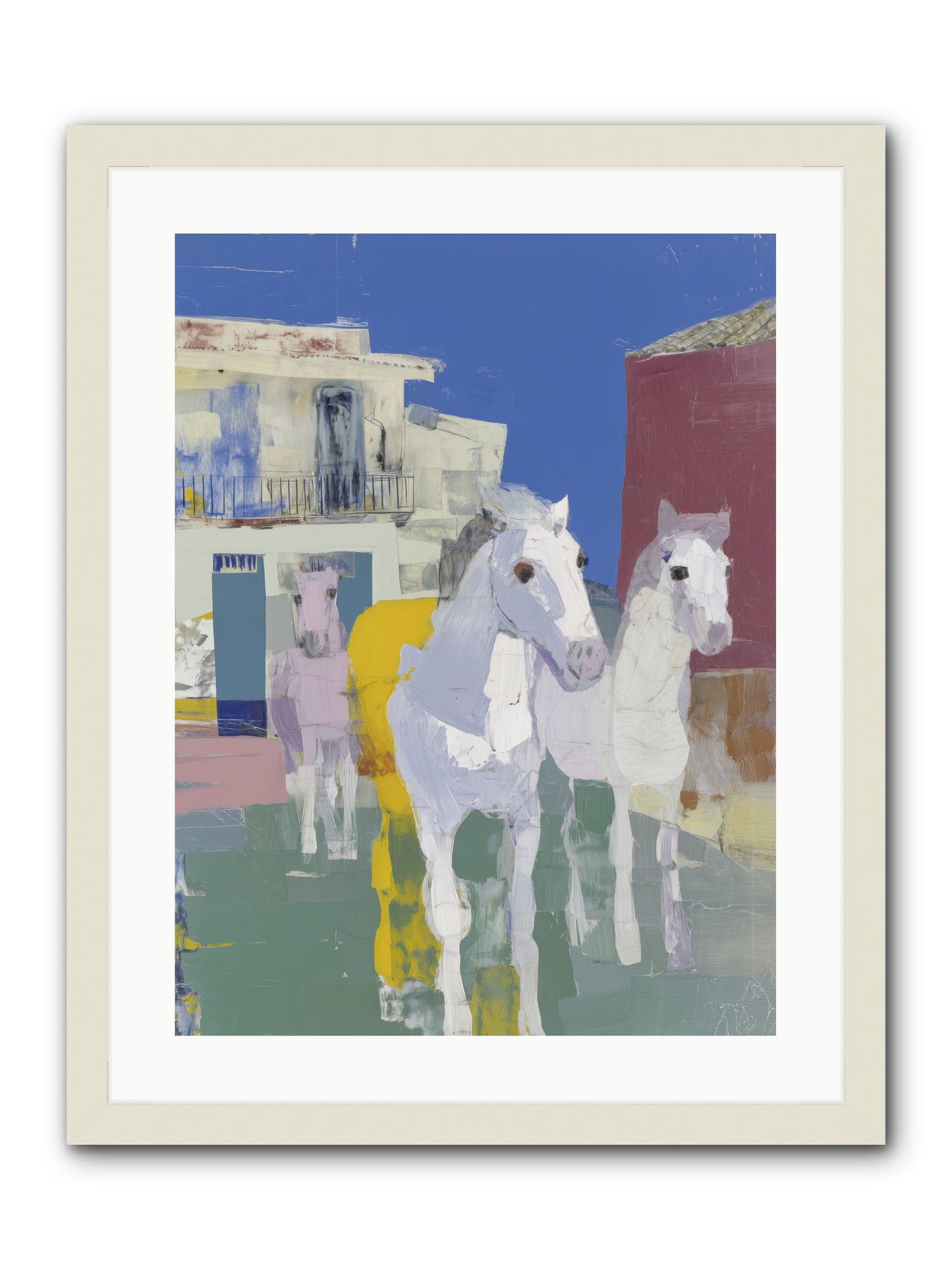 Serendipity -- Framed Print - White 18x24