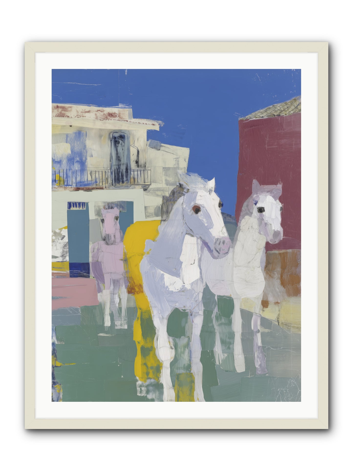 Serendipity -- Framed Print - White 30x40