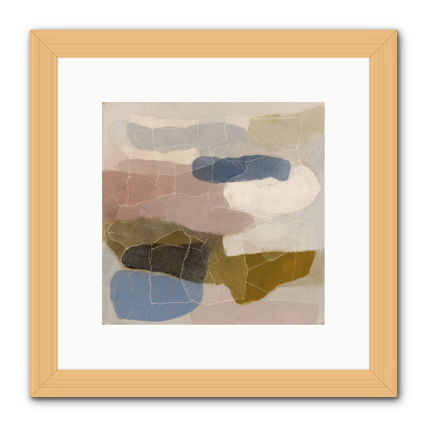 Serene -- Framed Print - Natural 10x10