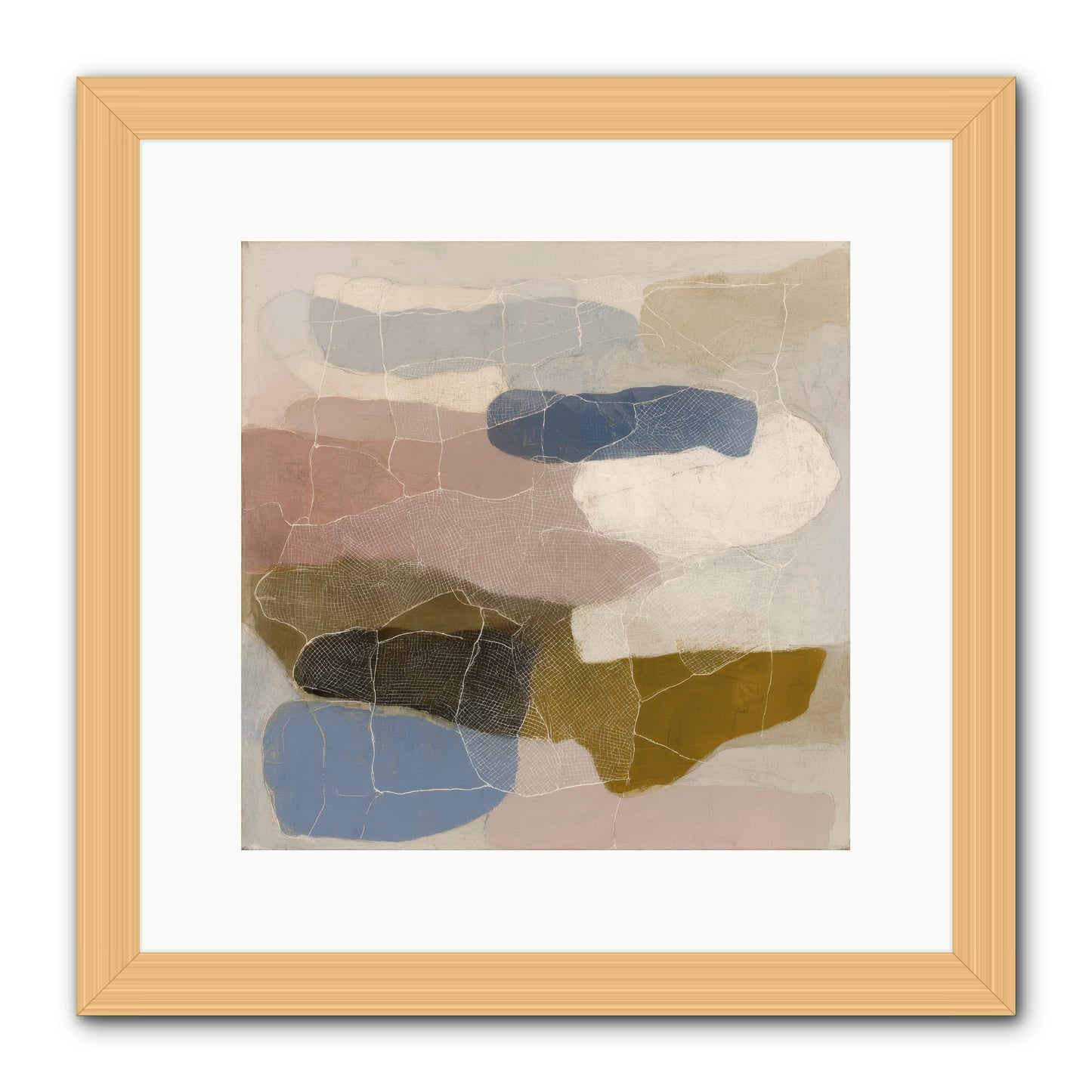 Serene -- Framed Print - Natural 12x12