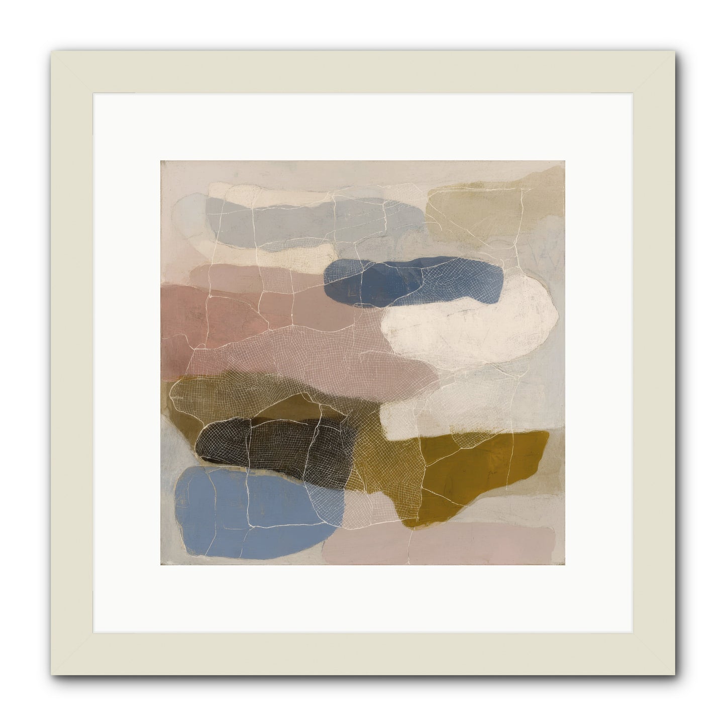 Serene -- Framed Print - White 12x12