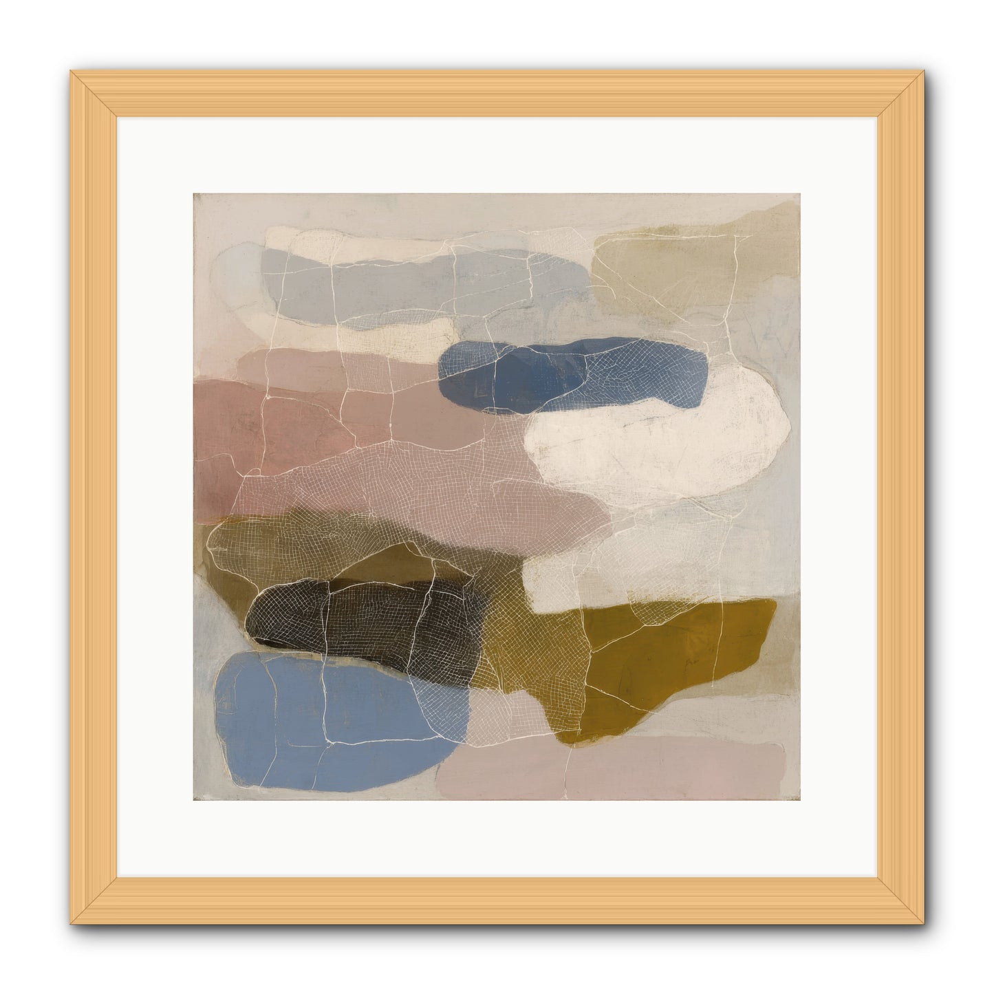 Serene -- Framed Print - Natural 16x16