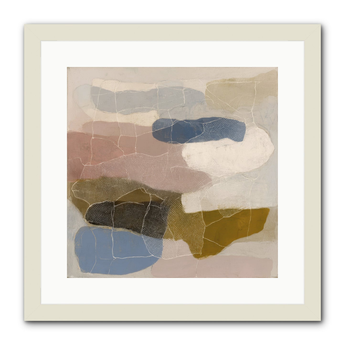Serene -- Framed Print - White 16x16