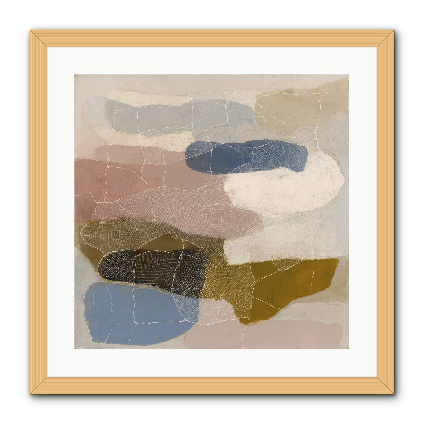 Serene -- Framed Print - Natural 20x20