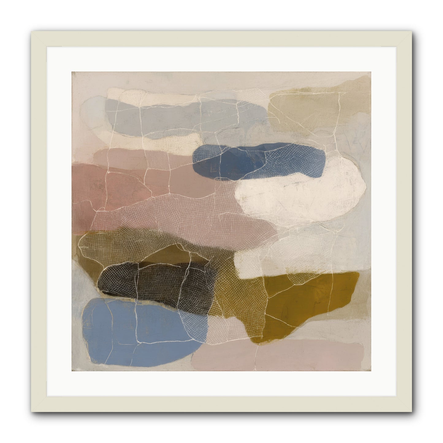 Serene -- Framed Print - White 24x24