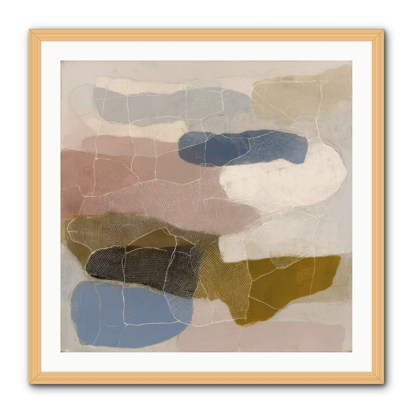 Serene -- Framed Print - Natural 30x30