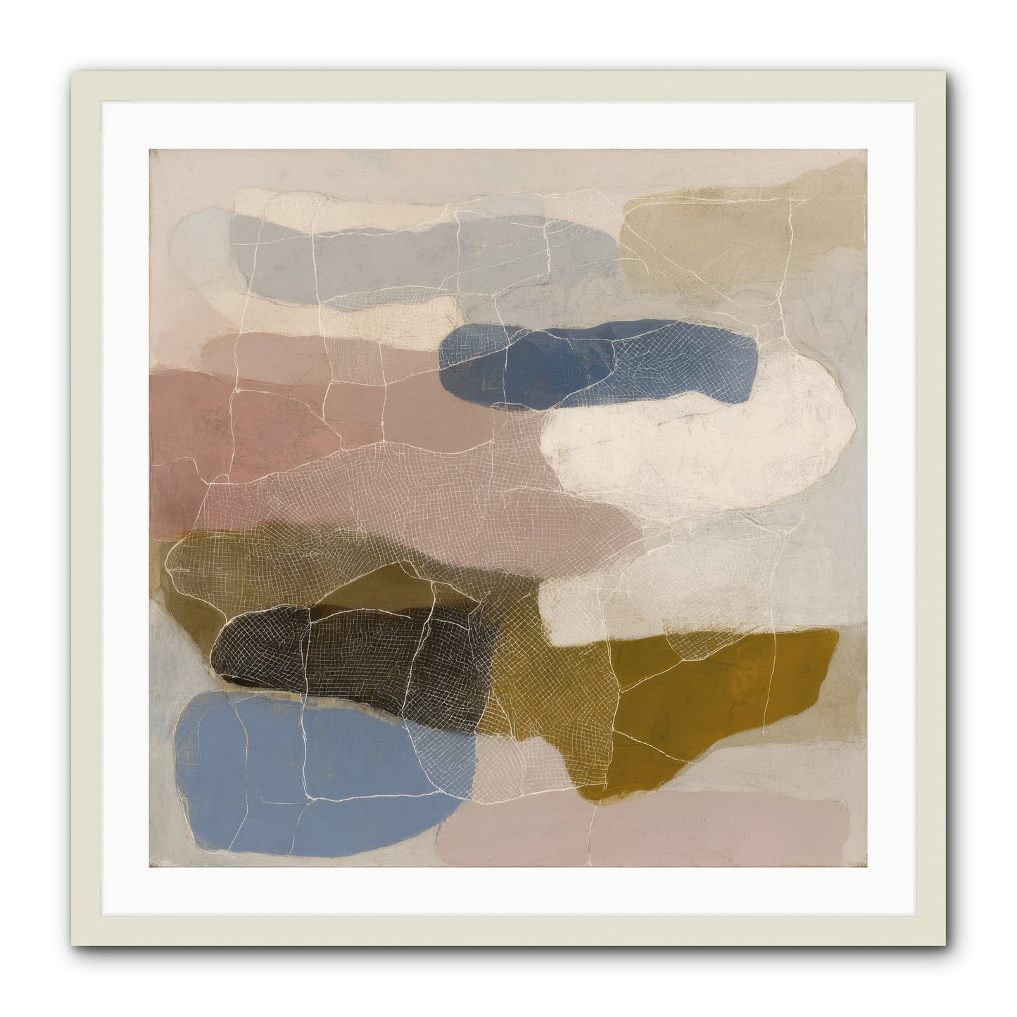 Serene -- Framed Print - White 30x30