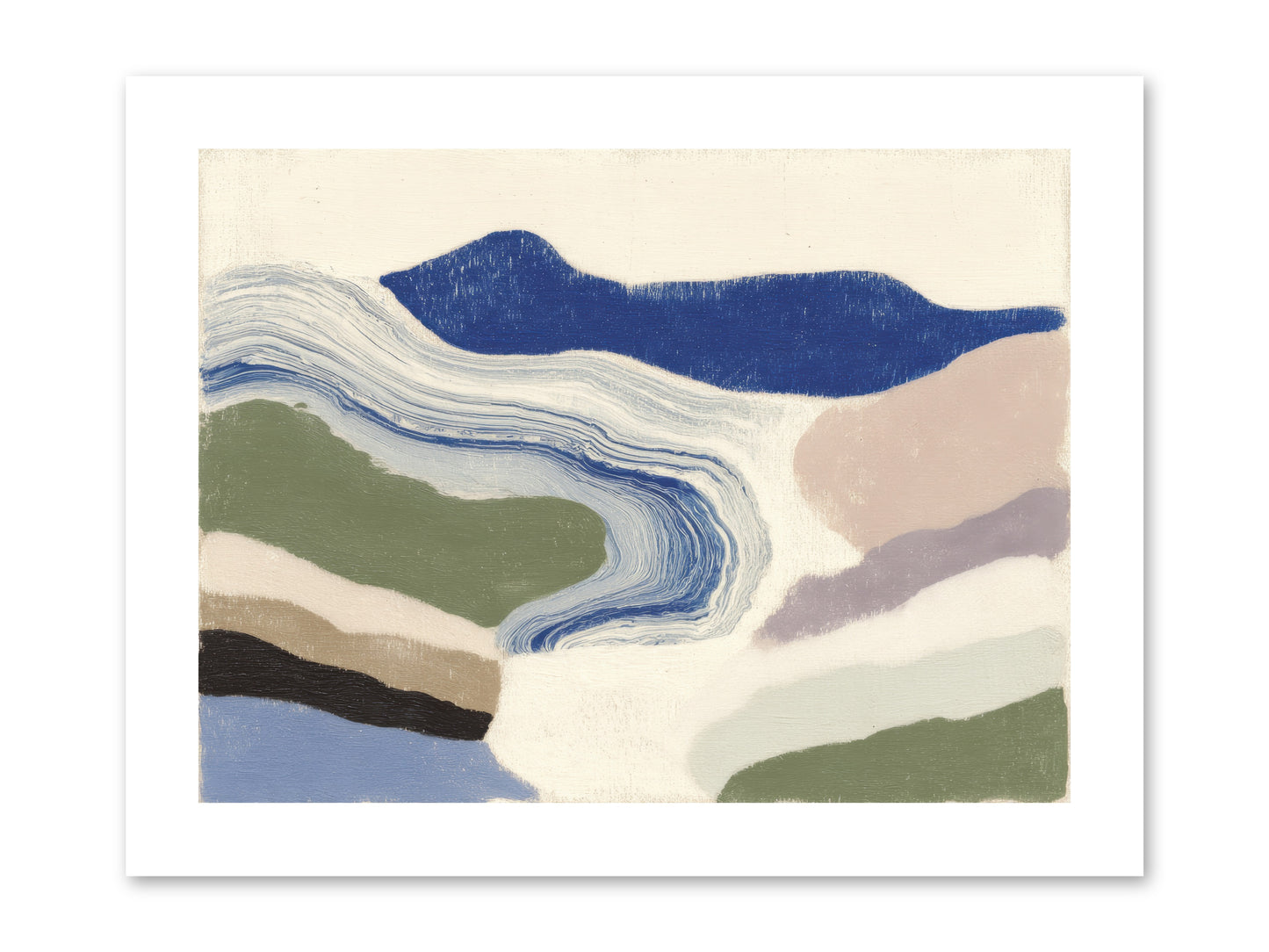 Serene Chaos -- Loose Canvas Print 12x9