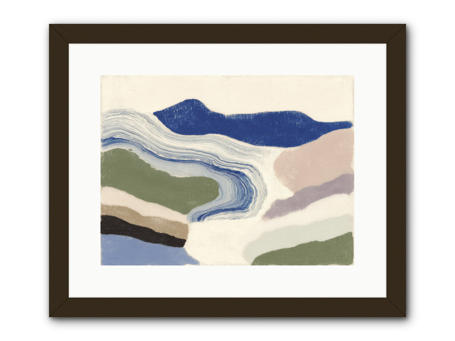 Serene Chaos -- Framed Print - Black 16x12