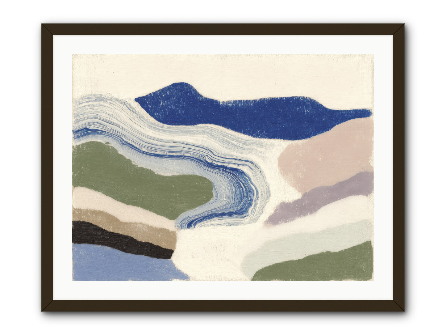 Serene Chaos -- Framed Print - Black 32x24