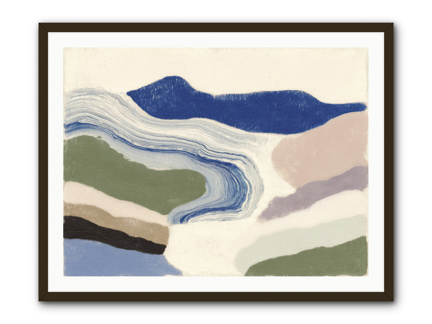 Serene Chaos -- Framed Print - Black 40x30
