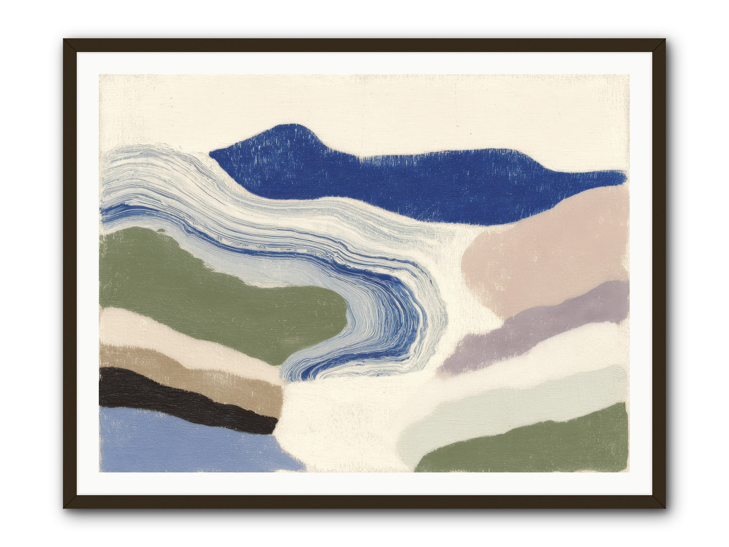 Serene Chaos -- Framed Print - Black 48x36