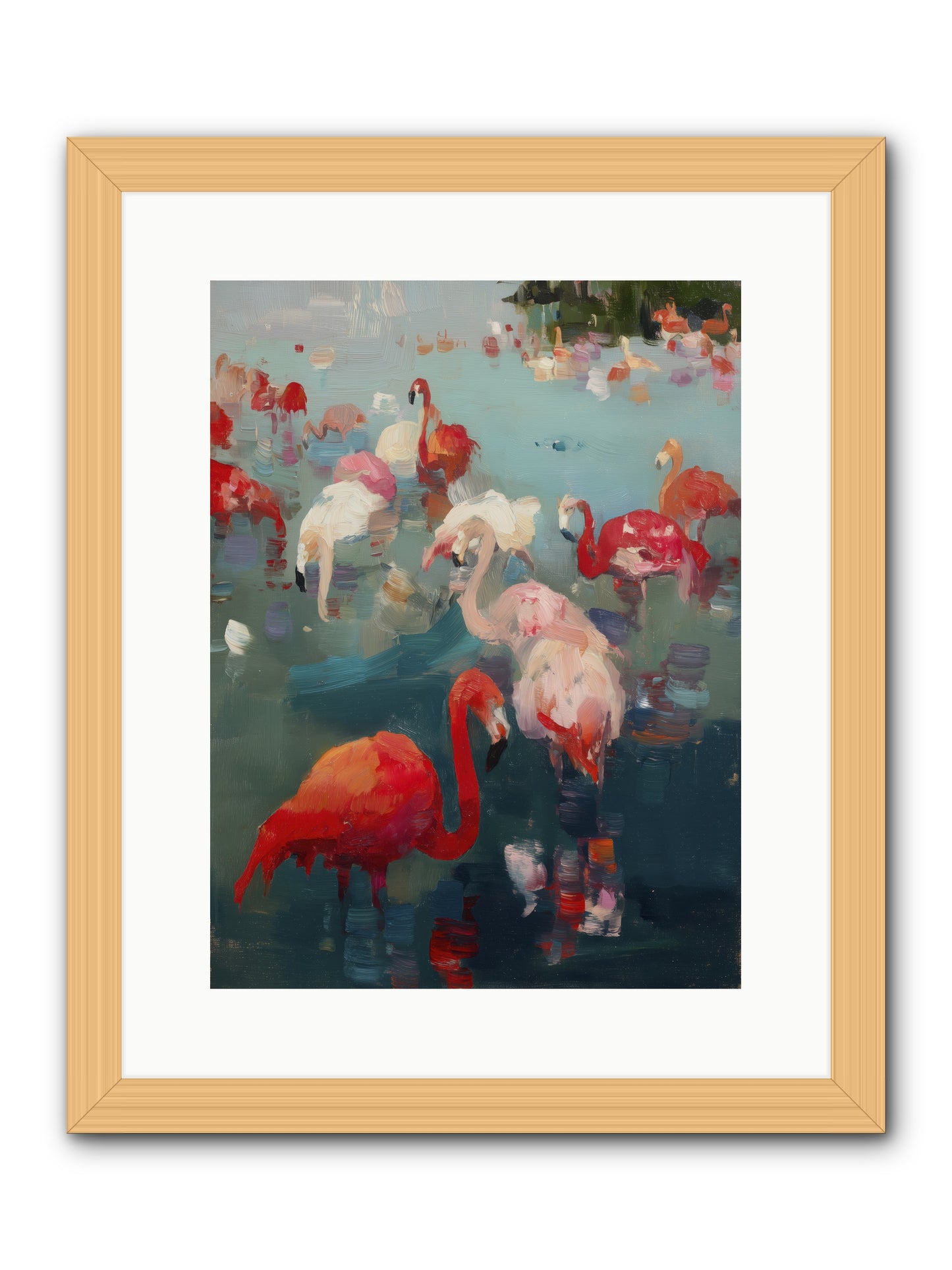 Serene Passage -- Framed Print - Natural 12x16