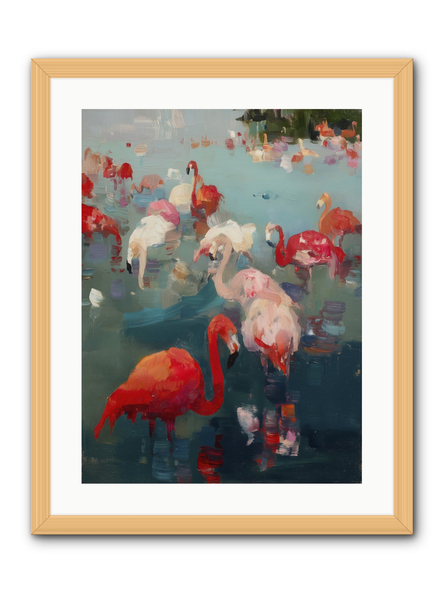 Serene Passage -- Framed Print - Natural 18x24