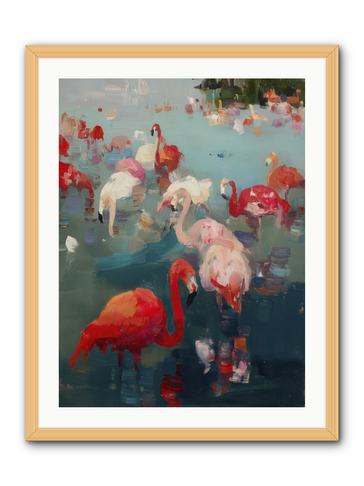 Serene Passage -- Framed Print - Natural 24x32