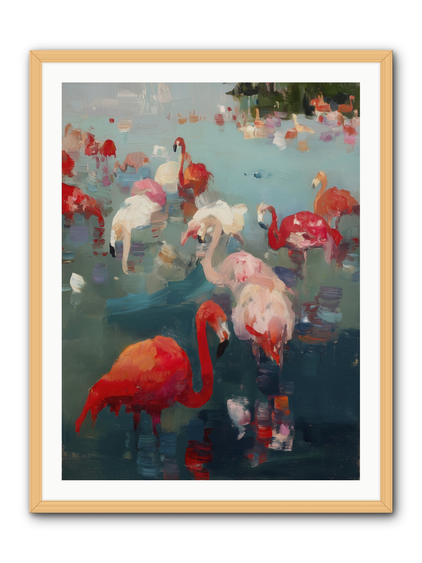 Serene Passage -- Framed Print - Natural 30x40