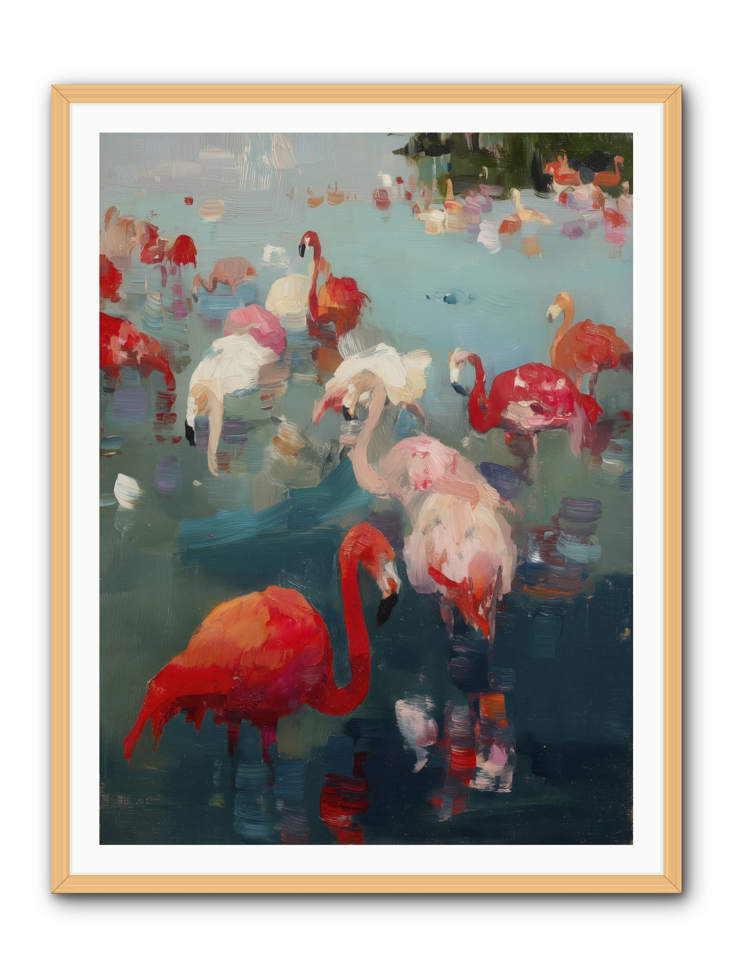 Serene Passage -- Framed Print - Natural 36x48